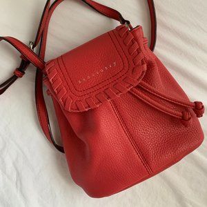Sanctuary Leather Boho Hobo Bucket Mini Purse